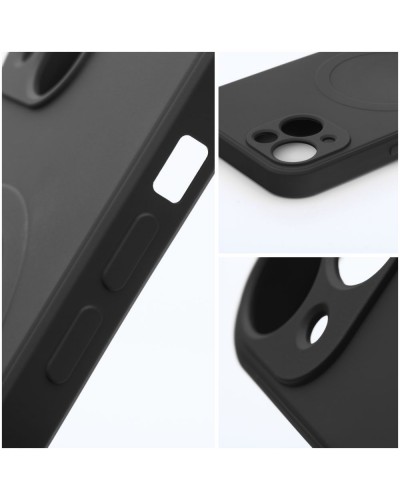 Husă iPhone 13 Pro Max Silicone Mag Cover Negru