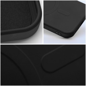 Husă iPhone 13 Pro Max Silicone Mag Cover Negru