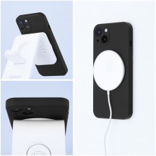 Husă iPhone 13 Pro Max Silicone Mag Cover Negru