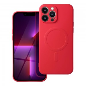 Husă iPhone 13 Pro Max Silicone Mag Cover Rosu