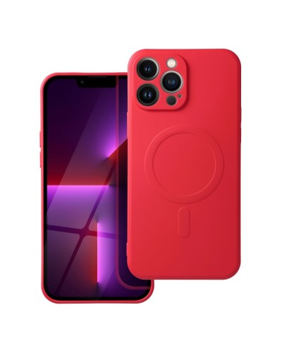 Husă iPhone 13 Pro Max Silicone Mag Cover Rosu