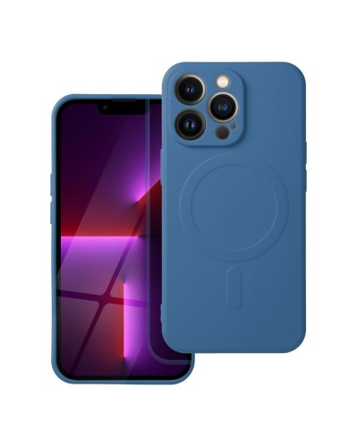Husă iPhone 13 Pro Silicone Mag Cover Albastru