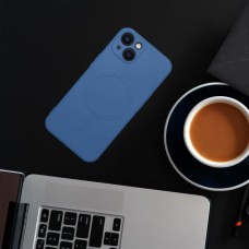 Husă iPhone 13 Pro Silicone Mag Cover Albastru