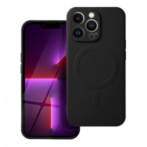 Husă iPhone 13 Pro Silicone Mag Cover Negru