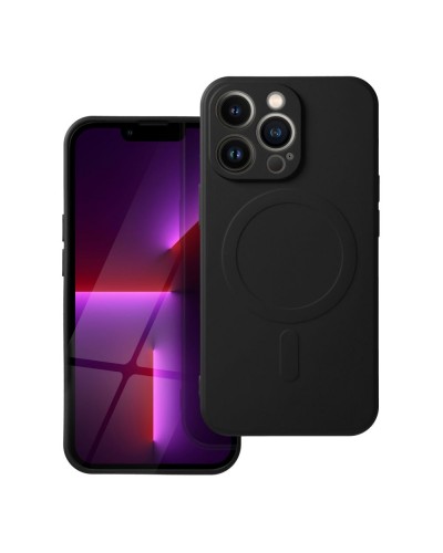 Husă iPhone 13 Pro Silicone Mag Cover Negru