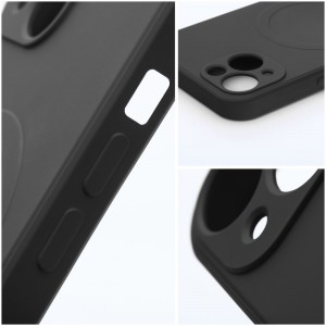 Husă iPhone 13 Pro Silicone Mag Cover Negru