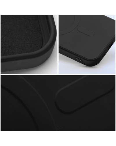 Husă iPhone 13 Pro Silicone Mag Cover Negru