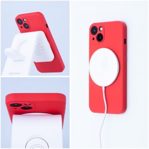 Husă iPhone 13 Pro Max Silicone Mag Cover Rosu