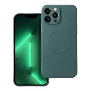Husă iPhone 13 Pro Silicone Mag Cover Verde