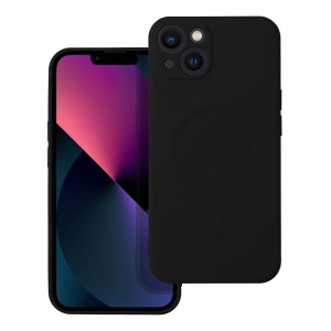 Husă iPhone 13 Silicone Mag Cover Negru