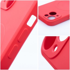 Husă iPhone 13 Silicone Mag Cover Rosu