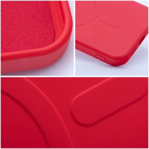 Husă iPhone 13 Silicone Mag Cover Rosu