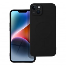 Husă iPhone 14 Plus Silicone Mag Cover Negru