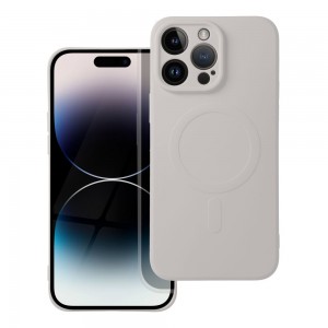 Husă iPhone 14 Pro Max Silicone Mag Cover Alb