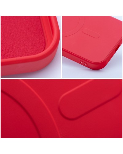 Husă iPhone 14 Pro Max Silicone Mag Cover Rosu