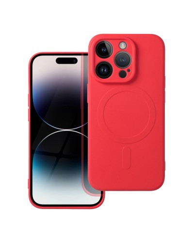 Husă iPhone 14 Pro Silicone Mag Cover Rosu