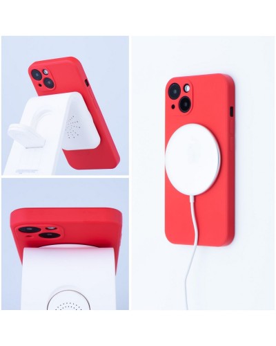 Husă iPhone 14 Pro Silicone Mag Cover Rosu