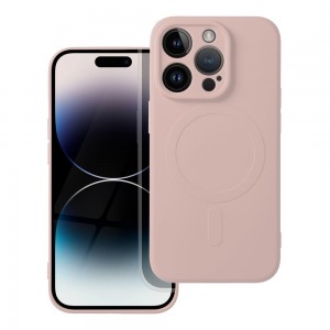 Husă iPhone 14 Pro Silicone Mag Cover Roz