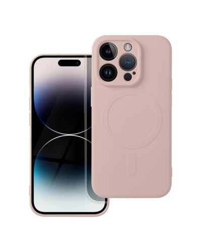 Husă iPhone 14 Pro Silicone Mag Cover Roz