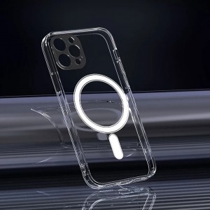 Husă iPhone 12 Pro Max Clear MagSafe Hybrid TPU Transparentă
