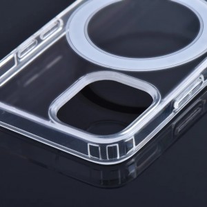 Husă iPhone 12 Pro Max Clear MagSafe Hybrid TPU Transparentă