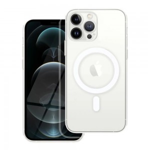 Husă iPhone 12 Pro Max Clear MagSafe Hybrid TPU Transparentă