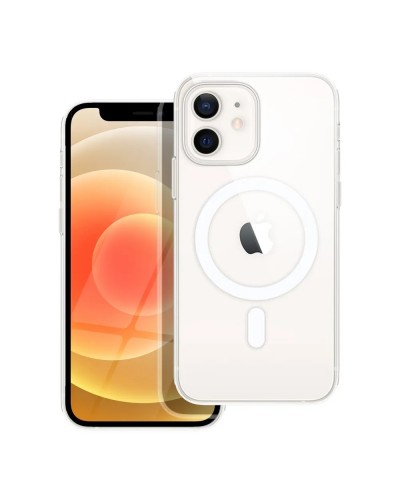 Husă iPhone 12 mini Clear MagSafe Hybrid TPU Transparentă