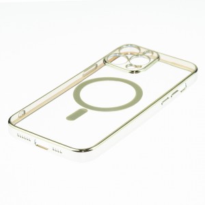 Husă iPhone 13 Pro Soft MagSafe TPU Classy Silver