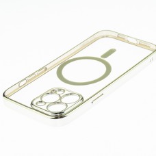 Husă iPhone 13 Pro Soft MagSafe TPU Classy Silver