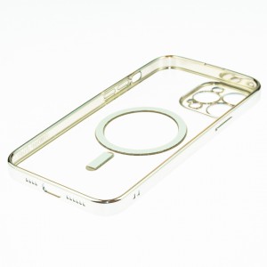 Husă iPhone 13 Pro Soft MagSafe TPU Classy Silver
