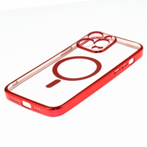 Husă iPhone 13 Pro Soft MagSafe TPU Power Red