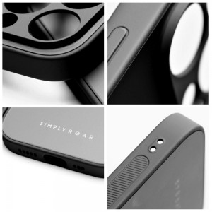 Husă iPhone 12 Pro Max ROAR Matte Glass Negru