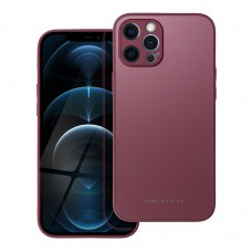Husă iPhone 12 Pro Max ROAR Matte Glass Bordo