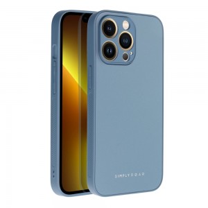 Husă iPhone 13 Pro Max ROAR Matte Glass Albastru