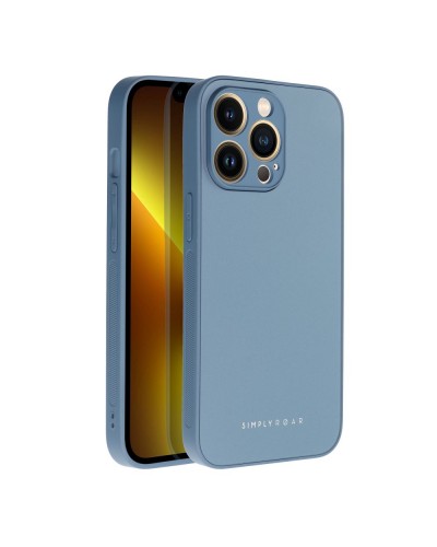 Husă iPhone 13 Pro Max ROAR Matte Glass Albastru