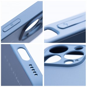 Husă iPhone 13 Pro Max ROAR Matte Glass Albastru