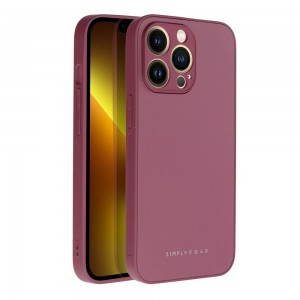 Husă iPhone 13 Pro Max ROAR Matte Glass Bordo