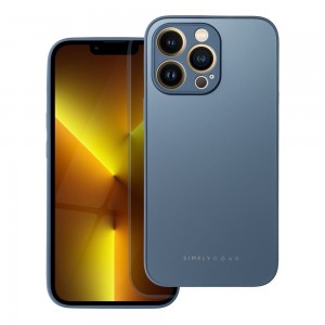 Husă iPhone 13 Pro ROAR Matte Glass Albastru