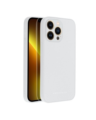 Husă iPhone 13 Pro ROAR Matte Glass Argintiu