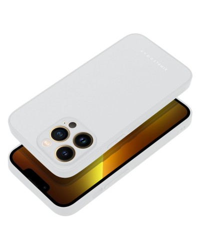 Husă iPhone 13 ROAR Matte Glass Argintiu