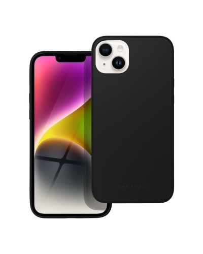Husă iPhone 14 Plus ROAR Matte Glass Negru