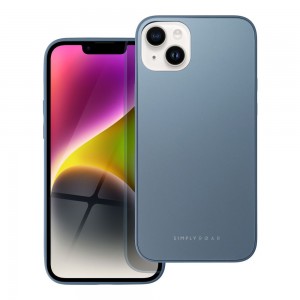 Husă iPhone 14 Plus ROAR Matte Glass Albastru