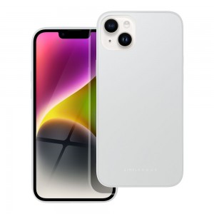Husă iPhone 14 Plus ROAR Matte Glass Argintiu