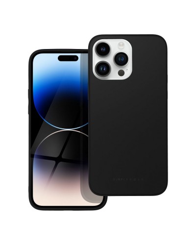 Husă iPhone 14 Pro Max ROAR Matte Glass Negru
