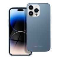 Husă iPhone 14 Pro Max ROAR Matte Glass Albastru