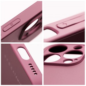 Husă iPhone 14 Pro Max ROAR Matte Glass Bordo