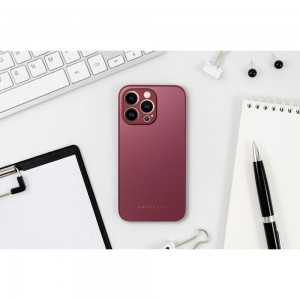 Husă iPhone 14 Pro Max ROAR Matte Glass Bordo