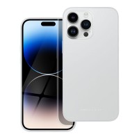 Husă iPhone 14 Pro Max ROAR Matte Glass Argintiu