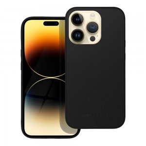 Husă iPhone 14 Pro ROAR Matte Glass Negru
