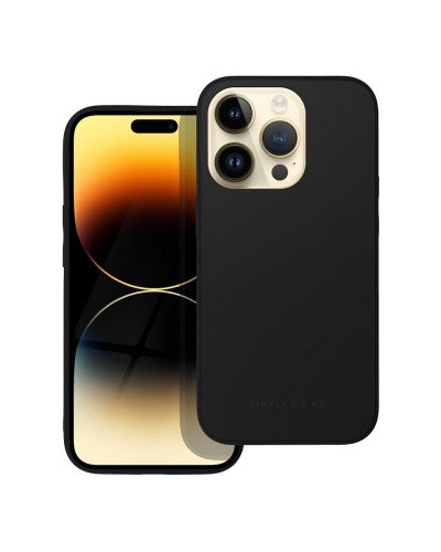 Husă iPhone 14 Pro ROAR Matte Glass Negru